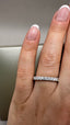 9ct White Gold Lab-Grown Diamond 11-Stone Eternity Band | 0.40ct Round Cut Fine Jewellery