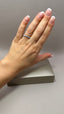 9ct White Gold Lab-Grown Diamond 11-Stone Eternity Band | 0.40ct Round Cut Fine Jewellery