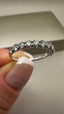 9ct White Gold Lab-Grown Diamond 11-Stone Eternity Band | 0.74ct Round Cut Fine Jewellery
