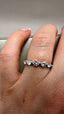 9ct White Gold Lab-Grown Diamond 5-Stone Eternity Band | 0.72ct Round Cut Fine Jewellery