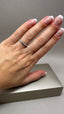 9ct White Gold Lab-Grown Diamond 5-Stone Eternity Band | 0.72ct Round Cut Fine Jewellery