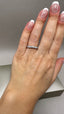 Platinum Lab-Grown Diamond 9-Stone Eternity Band | 0.60ct Round Cut Fine Jewellery