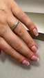 Platinum Lab-Grown Diamond 9-Stone Eternity Band | 0.60ct Round Cut Fine Jewellery