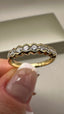 18ct Yellow Gold Lab-Grown Diamond 9-Stone Eternity Band | 0.60ct Round Cut Fine Jewellery