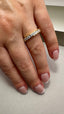 18ct Yellow Gold Lab-Grown Diamond 9-Stone Eternity Band | 0.60ct Round Cut Fine Jewellery
