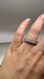 9ct Yellow Gold Lab-Grown Diamond 10-Stone Oval Eternity Band | 1.71ct Round Cut Fine Jewellery