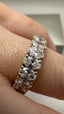 9ct Yellow Gold Lab-Grown Diamond 10-Stone Oval Eternity Band | 1.71ct Round Cut Fine Jewellery