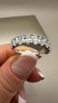 9ct White Gold Lab-Grown Diamond 10-Stone Oval Eternity Band | 1.71ct Round Cut Fine Jewellery