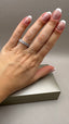 9ct White Gold Lab-Grown Diamond 12-Stone Emerald Cut Eternity Band | 1.96ct Round Cut Fine Jewellery