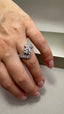 Platinum Lab-Grown Diamond Twist Engagement Ring | 2.41ct Round Cut, 43-Stone Fine Jewellery