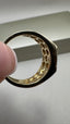 9ct Yellow Gold Lab-Grown Diamond 37-Round Cut Gents Band Ring | 1.67ct Round Cut Fine Jewellery