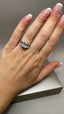 Platinum Lab-Grown Diamond Trilogy Emerald Cut Engagement Ring | 5.02ct Emerald Cut Fine Jewellery