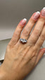 18ct Yellow Gold & Platinum Lab-Grown Diamond Trilogy Oval Cut Engagement Ring | 2.40ct Oval Cut Fine Jewellery