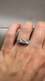 Platinum Lab-Grown Diamond Trilogy Round Cut Engagement Ring | 1.95ct Round Cut Fine Jewellery