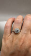 18ct Yellow Gold Lab-Grown Diamond Halo Round Cut Engagement Ring | 1.39ct Round Cut Fine Jewellery