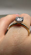 9ct Yellow Gold Lab-Grown Diamond Solitaire Round Cut Engagement Ring | 1.01ct Round Cut Fine Jewellery