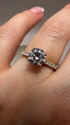 9ct Yellow Gold Lab-Grown Diamond Solitaire Round Cut Engagement Ring | 1.34ct Round Cut Fine Jewellery