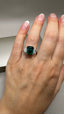 9ct Yellow Gold Lab-Grown Emerald Cut Emerald & Diamond Trilogy Ring | 4.46ct Emerald Cut Fine Jewellery