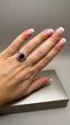 9ct Yellow Gold Lab-Grown Emerald Cut Ruby & Diamond Cluster Ring | 4.33ct Emerald Cut Fine Jewellery