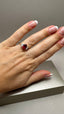 9ct Yellow Gold Lab-Grown Oval Cut Ruby & Diamond Trilogy Ring | 2.35ct Oval Cut Fine Jewellery