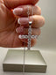 9ct White Gold Diamond Cross Pendant with Chain | 3.42ct Lab-Grown Diamonds