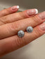 9ct White Gold Halo Stud Earrings | 0.52ct Lab-Grown Diamonds