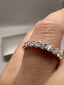 9ct Yellow Gold Lab-Grown Diamond Half Eternity Ring – 0.81ct | Sustainable Fine Jewellery