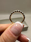 9ct Yellow Gold Lab-Grown Diamond Half Eternity Ring – 0.81ct | Sustainable Fine Jewellery