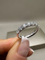 9ct White Gold Lab-Grown Diamond Half Eternity Ring – 1.03ct | Ethical Fine Jewellery