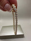 9ct Yellow Gold Lab-Grown Diamond Rub Over Tennis Bracelet – 4.01ct Round Cut | Luxury Jewellery