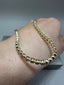 9ct Yellow Gold Lab-Grown Diamond Rub-Over Tennis Bracelet – 2.03ct Round Cut | Sustainable & Ethical Jewellery