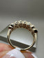 9ct Yellow Gold Lab-Grown Diamond Eternity Dress Ring | 1.36ct Round Cut Diamonds, Elegant Four Row Band