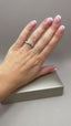 9ct White Gold Lab-Grown Diamond Crossover Ring | 0.93ct Round Cut Fine Jewellery