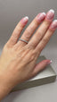 9ct White Gold Lab-Grown Diamond 11-Stone Eternity Band | 0.74ct Round Cut Fine Jewellery
