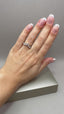 Platinum Lab-Grown Diamond 7-Stone Wishbone Ring | 0.99ct Round Cut Fine Jewellery