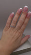 9ct White Gold Lab-Grown Diamond 12-Stone Emerald Cut Eternity Band | 1.96ct Round Cut Fine Jewellery