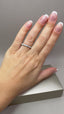 9ct White Gold Lab-Grown Diamond 12-Stone Eternity Band | 0.81ct Round Cut Fine Jewellery
