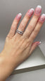9ct White Gold Lab-Grown Diamond 75-Stone Round Cut Fancy Ring | 0.78ct Round Cut Fine Jewellery