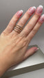 9ct Yellow Gold Lab-Grown Diamond 44-Stone Round Cut Snake Fancy Band | 0.39ct Round Cut Fine Jewellery