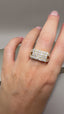 9ct Yellow Gold Lab-Grown Diamond 96-Stone Round Cut Gents Band Ring | 1.94ct Round Cut Fine Jewellery