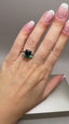 9ct Yellow Gold Lab-Grown Emerald Cut Emerald & Diamond Trilogy Ring | 4.46ct Emerald Cut Fine Jewellery