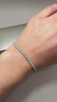 18ct White Gold Lab-Grown Diamond Tennis Bracelet – 4.00ct Round Cut | Luxury Fine Jewellery