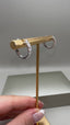 9ct White Gold Hoop Earrings | 0.74ct Lab-Grown Diamonds
