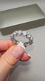 9ct White Gold Lab-Grown Diamond 10-Stone Fancy Eternity Band | 4.16ct Round Cut Fine Jewellery
