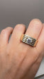 9ct Yellow Gold Lab-Grown Diamond 1-Stone Round Cut Gents Band Ring | 1.03ct Round Cut Fine Jewellery