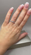 9ct White Gold Lab-Grown Diamond 11-Stone Eternity Band | 0.40ct Round Cut Fine Jewellery