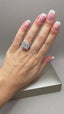 9ct White Gold Lab-Grown Diamond Halo Rectangle Ring | 3.00ct Round Cut Fine Jewellery