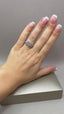 9ct White Gold Lab-Grown Diamond Bubble Ring | 1.64ct Round Cut Fine Jewellery