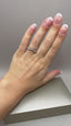 9ct Yellow Gold Lab-Grown Diamond 7-Stone Wishbone Ring | 0.99ct Round Cut Fine Jewellery