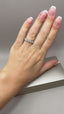 9ct White Gold Lab-Grown Diamond 8-Stone Eternity Band | 1.52ct Round Cut Fine Jewellery